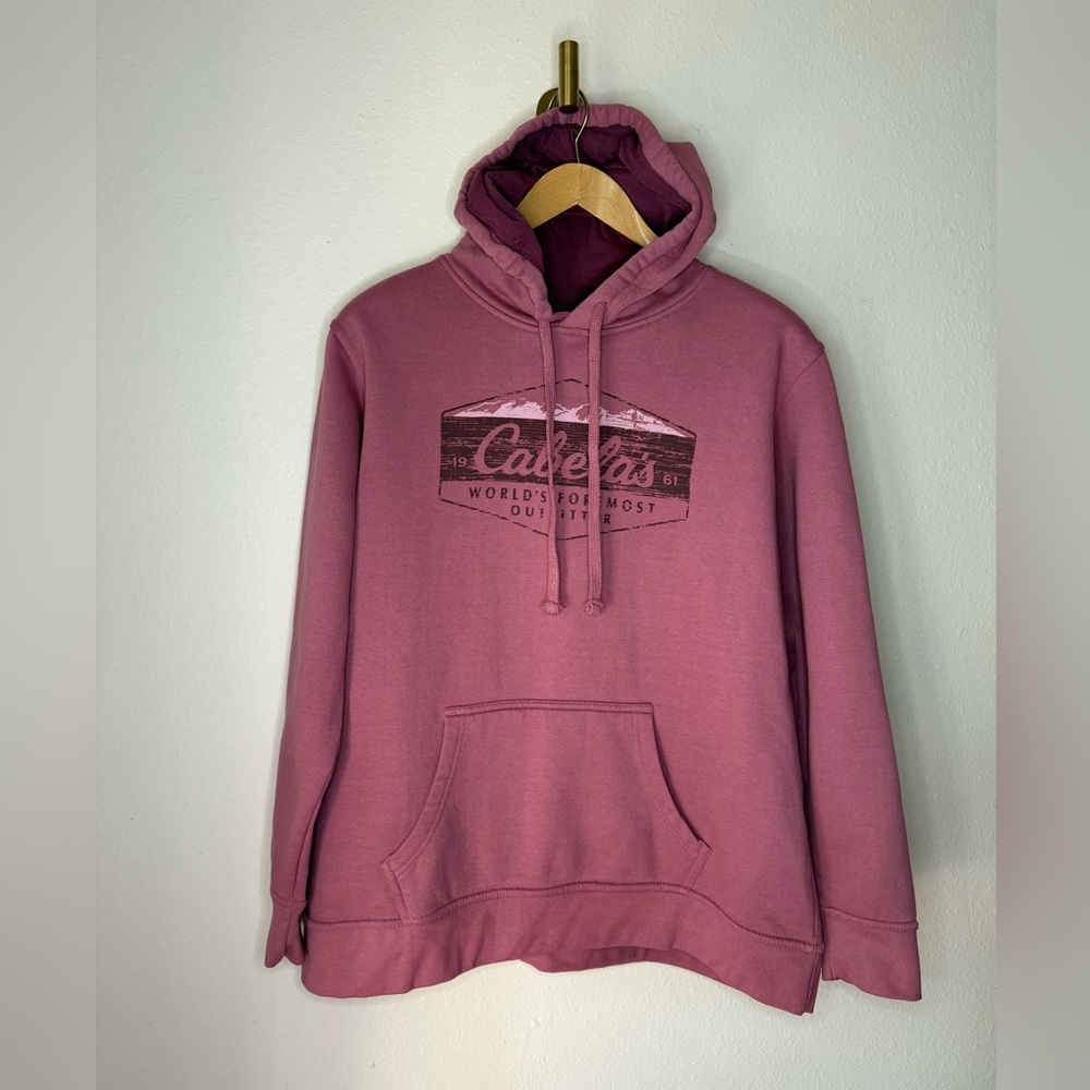 Women’s Pink Cabela’s Hoodie size L